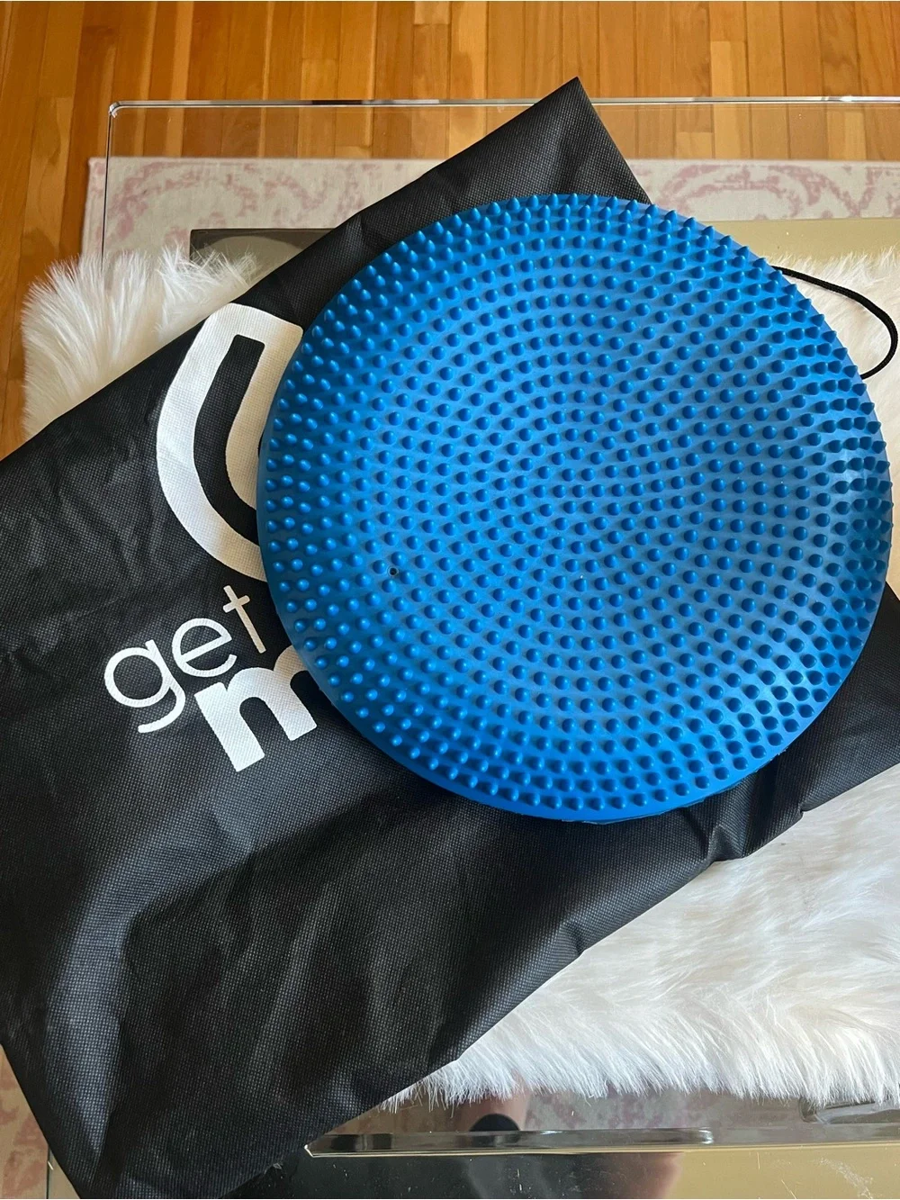Blue bumpy Balance Disc Cushion sensory seat